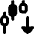 Trading Pattern Down Icon from Flex Remix Set
