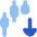 Trading Pattern Down Icon from Flex Flat Set