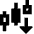 Trading Pattern Down Icon from Sharp Remix Set