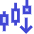 Trading Pattern Down Icon from Sharp Duo Set