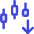 Trading Pattern Down Icon from Core Duo Set