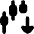 Trading Pattern Down Icon from Flex Solid Set