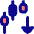 Trading Pattern Down Icon from Flex Pop Set