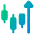 Trading Pattern Up Icon from Plump Gradient Set