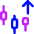 Trading Pattern Up Icon from Core Neon Set