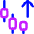 Trading Pattern Up Icon from Flex Neon Set