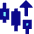 Trading Pattern Up Icon from Sharp Pop Set