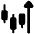Trading Pattern Up Icon from Plump Solid Set