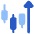 Trading Pattern Up Icon from Plump Flat Set