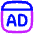 Web Advertising Icon from Flex Neon Set
