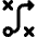 Workflow Arrow Strategy Tactic Plan Icon from Core Remix Set