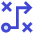 Workflow Arrow Strategy Tactic Plan Icon from Sharp Duo Set