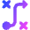 Workflow Arrow Strategy Tactic Plan Icon from Core Gradient Set