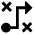 Workflow Arrow Strategy Tactic Plan Icon from Sharp Solid Set