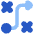 Workflow Arrow Strategy Tactic Plan Icon from Plump Flat Set
