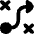 Workflow Arrow Strategy Tactic Plan Icon from Flex Solid Set