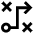 Workflow Arrow Strategy Tactic Plan Icon from Sharp Line Set