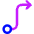 Workflow Project Arrow Icon from Core Neon Set