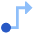 Workflow Project Arrow Icon from Sharp Flat Set
