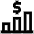 Money Bar Chart Icon from Atlas Line Set | Free Download as SVG Vector and Transparent PNG | Streamline icons