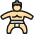 Martial Arts Sumo Icon from Ultimate Colors Set