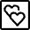 Mask Heart Double Icon from Ultimate Regular Set