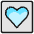 Mask Heart Icon from Ultimate Colors Set