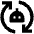 Ai Robot Redo Fill Icon from Outlined Fill - Material Pro Set