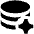 Ai Spark Database Fill Icon from Outlined Fill - Material Pro Set