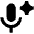 Ai Spark Microphone Fill Icon from Outlined Fill - Material Pro Set