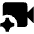 Ai Spark Video Camera Fill Icon from Outlined Fill - Material Pro Set