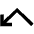 Arrow Bounce Down Left Fill Icon from Outlined Fill - Material Pro Set