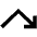 Arrow Bounce Down Right Fill Icon from Outlined Fill - Material Pro Set