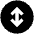 Arrow Fit To Height Circle Fill Icon from Outlined Fill - Material Pro Set