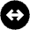 Arrow Fit To Width Circle Fill Icon from Outlined Fill - Material Pro Set