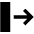 Arrow Move Right Fill Icon from Outlined Fill - Material Pro Set
