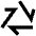 Arrow Recycling Fill Icon from Outlined Fill - Material Pro Set