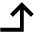Arrow Right Up Fill Icon from Outlined Fill - Material Pro Set