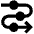 Arrow Roadmap Fill Icon from Outlined Fill - Material Pro Set