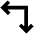 Arrow Top Right Corner Fill Icon from Outlined Fill - Material Pro Set