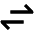 Arrow Transfer Horizontal Fill Icon from Outlined Fill - Material Pro Set