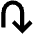 Arrow Turn Down Right Fill Icon from Outlined Fill - Material Pro Set