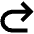 Arrow Turn Forward Fill Icon from Outlined Fill - Material Pro Set