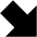 Big Arrow Diagonal Bottom Right Fill Icon from Outlined Fill - Material Pro Set