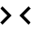 Chevron Less Horizontal Fill Icon from Outlined Fill - Material Pro Set
