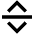 Chevron Move Vertical Fill Icon from Outlined Fill - Material Pro Set