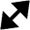 Expand Diagonal Triangle Arrow Fill Icon from Outlined Fill - Material Pro Set
