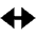 Expand Horizontal Triangle Arrow Fill Icon from Outlined Fill - Material Pro Set