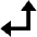 Triangle Arrow Bottom Right Corner Fill Icon from Outlined Fill - Material Pro Set