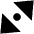 Triangle Arrow Diagonal Scroll Fill Icon from Outlined Fill - Material Pro Set